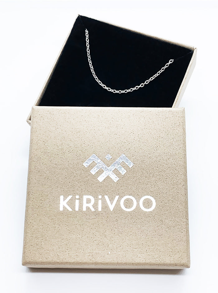 Recycled gold-plated sterling silver chain necklace CLASSY