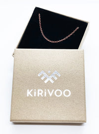 Recycled gold-plated sterling silver chain necklace CLASSY