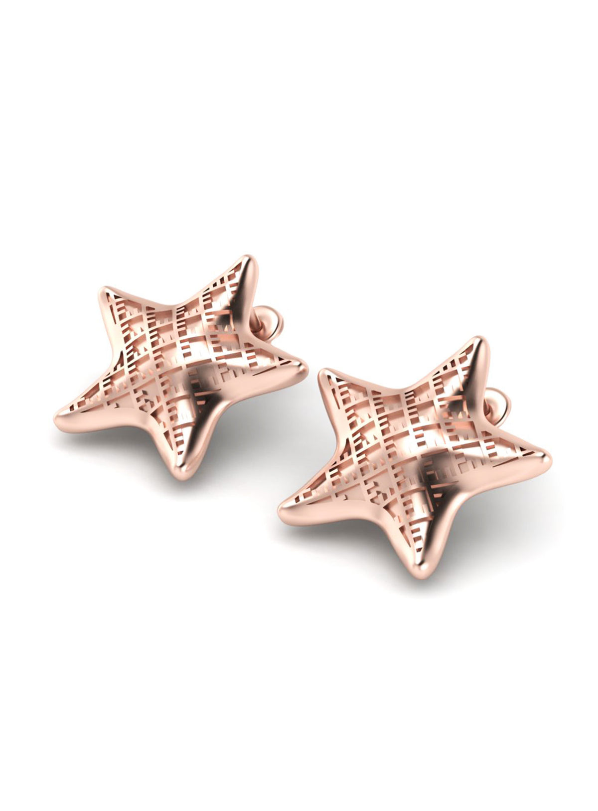 Recycled gold-plated sterling silver earrings MERIBEL