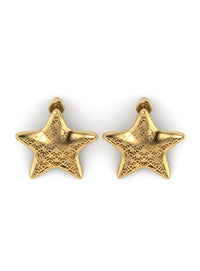 Recycled gold-plated sterling silver earrings MERIBEL