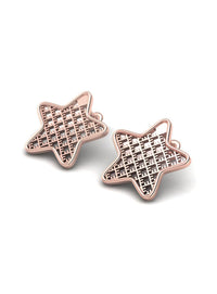 Recycled sterling silver earrings STAR ⏐ *Personalise