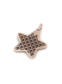 Recycled sterling silver pendant STAR ⏐ *Personalise