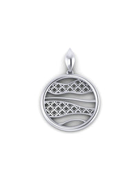 Recycled gold-plated sterling silver pendant SEALOOP ⏐ *Personalise