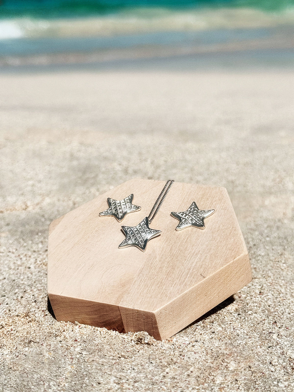 Recycled gold-plated sterling silver earrings MERIBEL