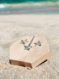 Recycled gold-plated sterling silver earrings MERIBEL