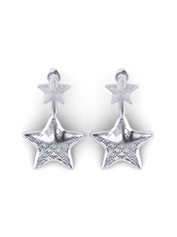 Customisable recycled gold-plated sterling silver earrings SEA WONDERS