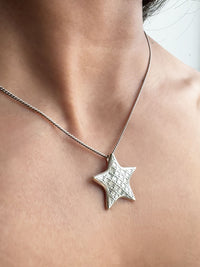 Recycled gold-plated sterling silver pendant MERIBEL