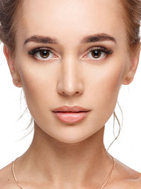 Recycled gold-plated sterling silver earrings HEART