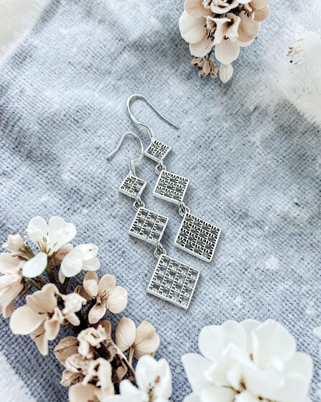 Circular sterling silver jewellery 3-piece set LUX ⏐ *Personalise