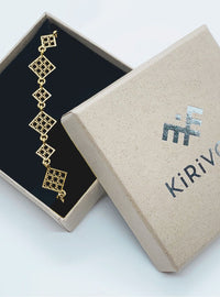 Recycled sterling silver anklet NET