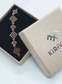 Recycled sterling silver anklet NET