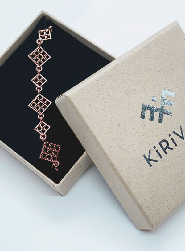 Recycled sterling silver anklet NET