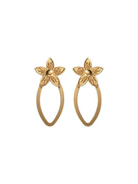 Circular sterling silver 2in1 earrings FLOYA