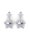 Eco silver 2in1 earrings SEA WONDERS