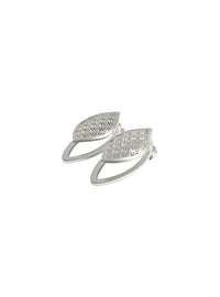 Circular sterling silver 2in1 earrings FOLINA