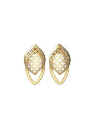 Circular sterling silver 2in1 earrings FOLINA