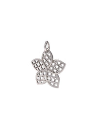 Circular gold-plated sterling silver pendant FLORET ⏐ *Personalise