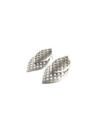 Circular sterling silver 2in1 earrings FOLIAGE ⏐*Personalise