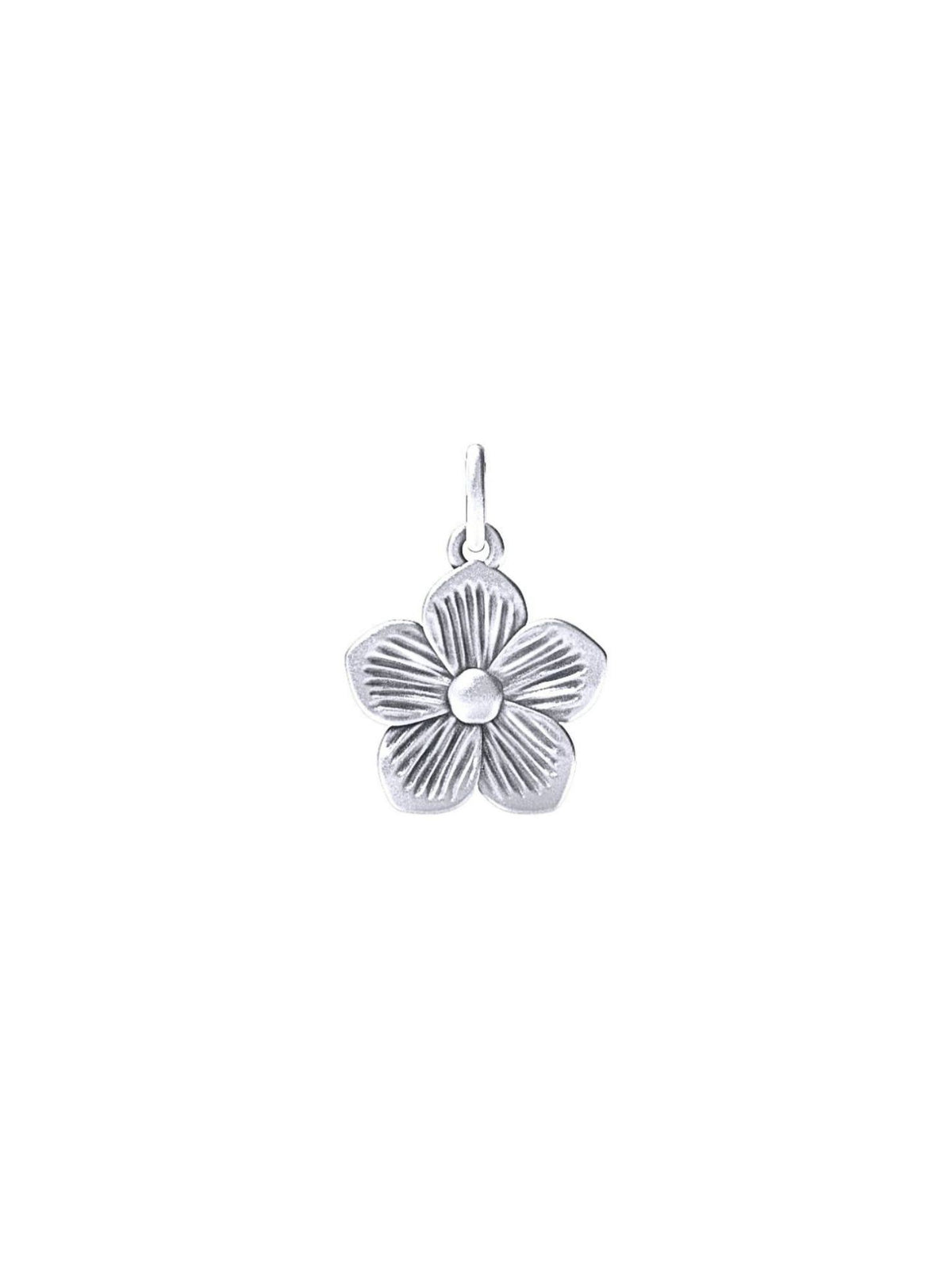 Circular gold-plated sterling silver pendant FLORIS