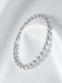 Recycled sterling silver bracelet SHELLS