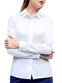 Black Bamboo Fitted Shirt with Adjustable Sleeves ODER