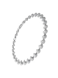 Recycled sterling silver bracelet SHELLS