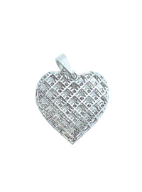 Recycled sterling silver pendant GOOD HEART ⏐ *Personalise