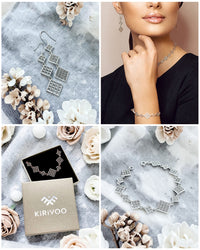 Circular sterling silver jewellery 3-piece set LUX ⏐ *Personalise