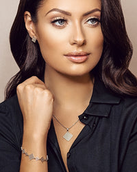 Circular sterling silver jewellery 3-piece set NORD ⏐ *Personalise