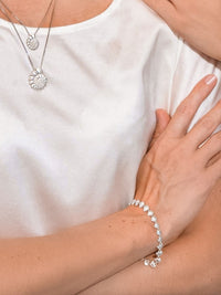 Recycled sterling silver bracelet SHELLS