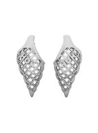 Recycled gold-plated sterling silver 3D shell earrings SPIRA ⏐ *Personalise