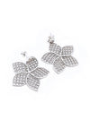 Eco silver earrings FLOWER *P