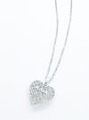 Eco silver pendant GOOD HEART *P