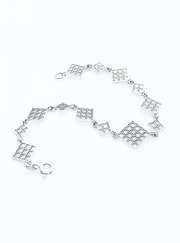 Eco silver bracelet NET *P
