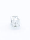 Eco silver earrings & pendant AIRY CUBES SET *P