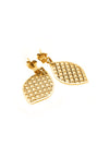 Eco gold plated earrings LEAF OF LIFE *P