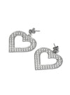 Eco gold plated earrings BIG HEART