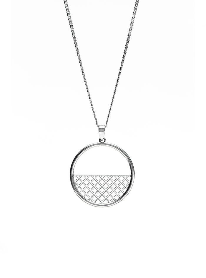 Eco silver circle pendant CIRCOS *P