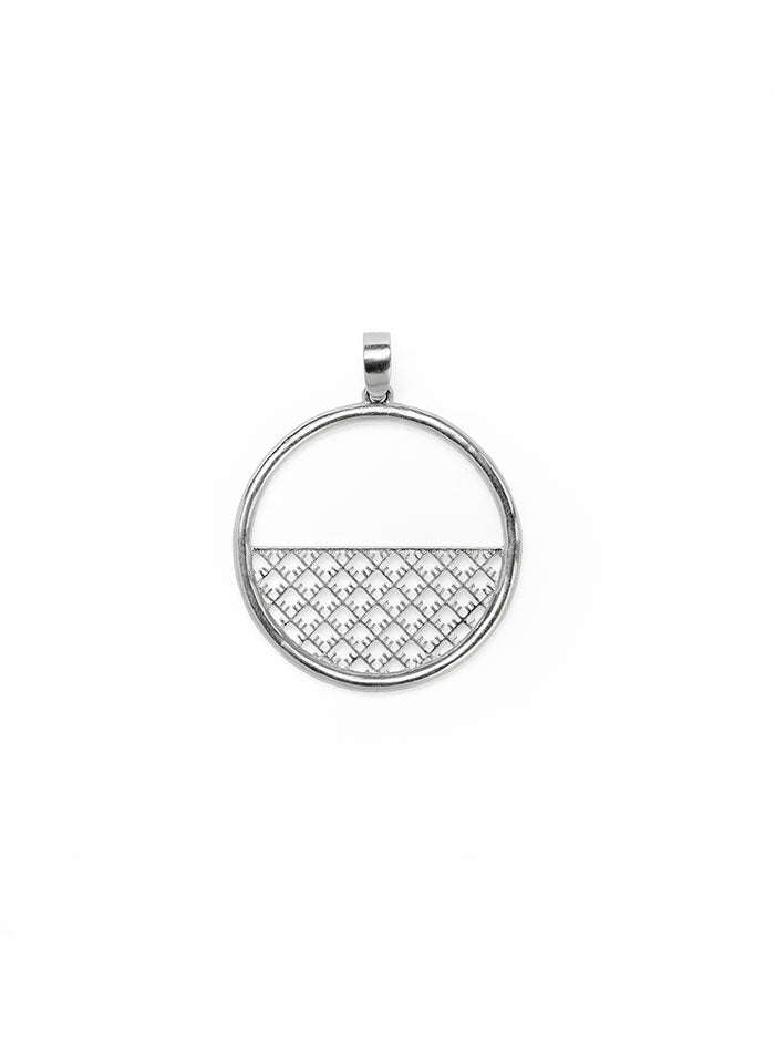 Eco silver circle pendant CIRCOS *P