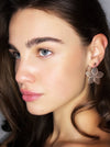 Eco silver earrings FLOWER *P