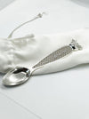 Recycled silver baby spoon TEDDY *P