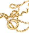 Eco gold plated silver chain necklace PADLOCK