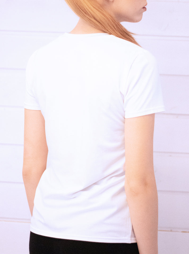 White Organic Blend T-shirt BASIC