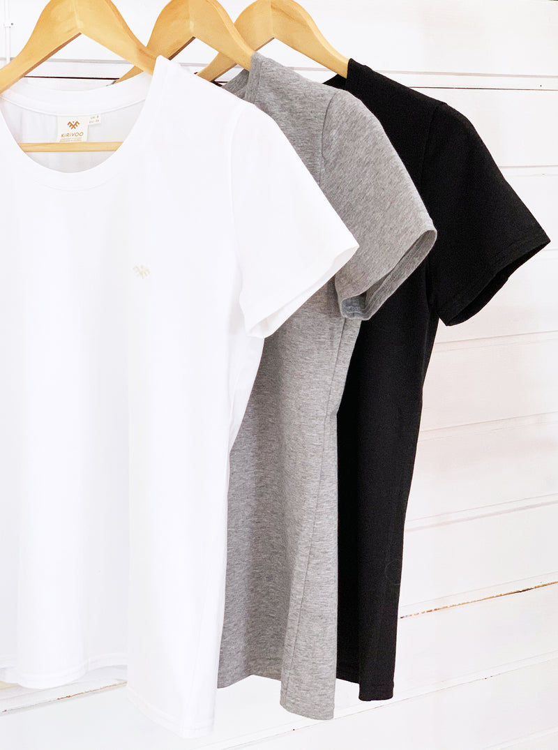 Grey Organic Blend T-shirt BASIC