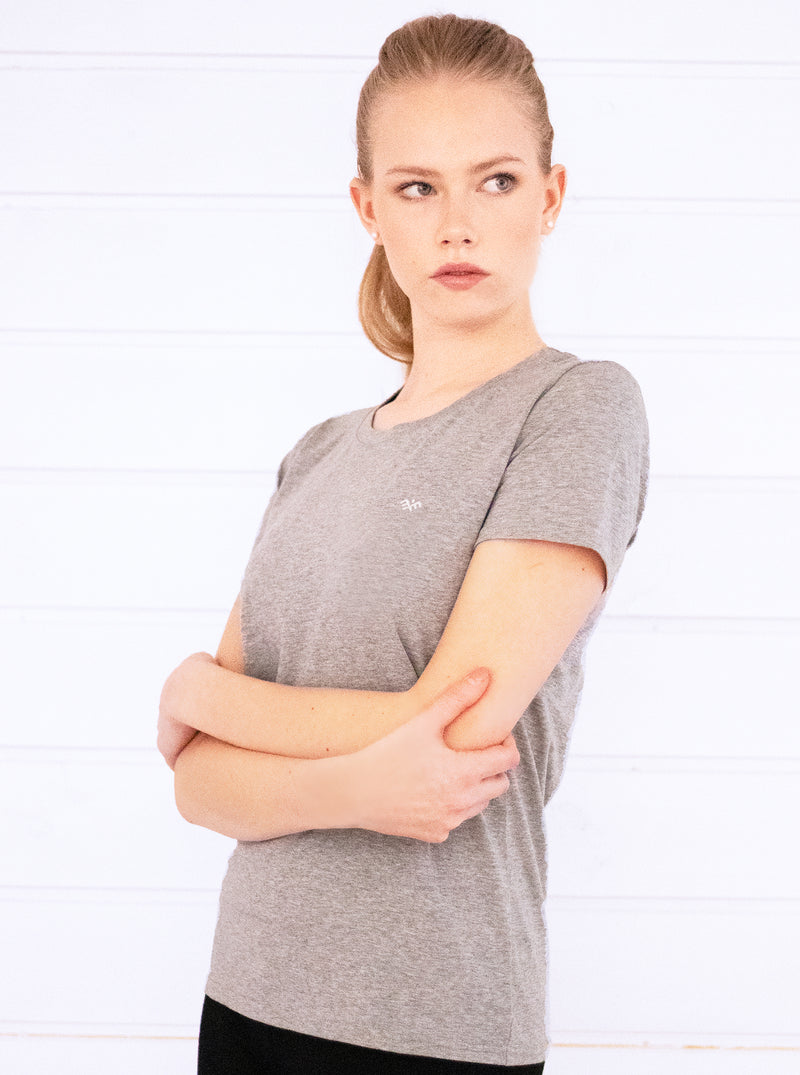 Grey Organic Blend T-shirt BASIC